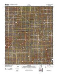 Long H Ranch Arizona Historical topographic map, 1:24000 scale, 7.5 X 7.5 Minute, Year 2011