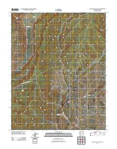 Long House Valley Arizona Historical topographic map, 1:24000 scale, 7.5 X 7.5 Minute, Year 2011