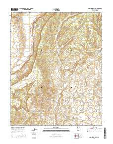 Long House Valley Arizona Current topographic map, 1:24000 scale, 7.5 X 7.5 Minute, Year 2014