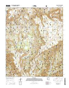 Long Valley Arizona Current topographic map, 1:24000 scale, 7.5 X 7.5 Minute, Year 2014