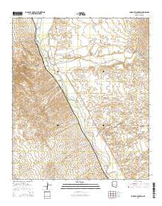 Lookout Mountain Arizona Current topographic map, 1:24000 scale, 7.5 X 7.5 Minute, Year 2014