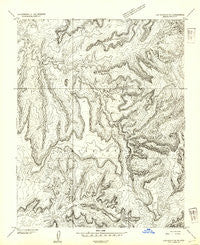 Los Gigantes NE Arizona Historical topographic map, 1:24000 scale, 7.5 X 7.5 Minute, Year 1953