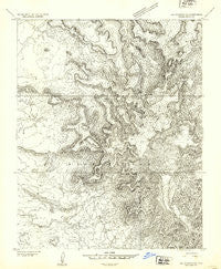 Los Gigantes SE Arizona Historical topographic map, 1:24000 scale, 7.5 X 7.5 Minute, Year 1953
