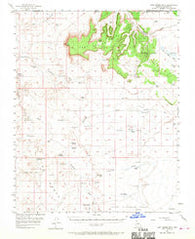 Lost Spring Mtn Arizona Historical topographic map, 1:62500 scale, 15 X 15 Minute, Year 1954