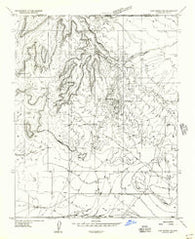 Lost Spring NE Arizona Historical topographic map, 1:24000 scale, 7.5 X 7.5 Minute, Year 1956