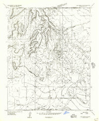 Lost Spring NE Arizona Historical topographic map, 1:24000 scale, 7.5 X 7.5 Minute, Year 1956