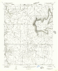 Lost Spring NW Arizona Historical topographic map, 1:24000 scale, 7.5 X 7.5 Minute, Year 1954