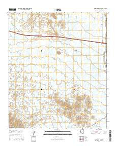 Lost Horse Peak Arizona Current topographic map, 1:24000 scale, 7.5 X 7.5 Minute, Year 2014