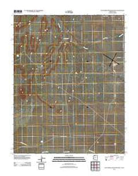 Lost Spring Mountain East Arizona Historical topographic map, 1:24000 scale, 7.5 X 7.5 Minute, Year 2011