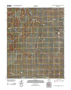 Lost Spring Mountain East Arizona Historical topographic map, 1:24000 scale, 7.5 X 7.5 Minute, Year 2011