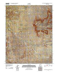 Lost Spring Mountain West Arizona Historical topographic map, 1:24000 scale, 7.5 X 7.5 Minute, Year 2011