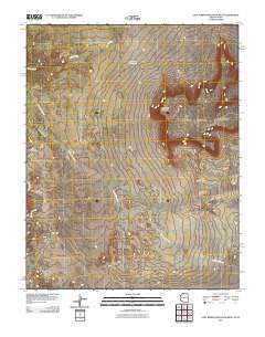Lost Spring Mountain West Arizona Historical topographic map, 1:24000 scale, 7.5 X 7.5 Minute, Year 2011