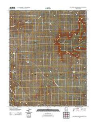 Lost Spring Mountain West Arizona Historical topographic map, 1:24000 scale, 7.5 X 7.5 Minute, Year 2011