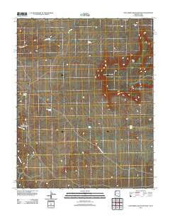 Lost Spring Mountain West Arizona Historical topographic map, 1:24000 scale, 7.5 X 7.5 Minute, Year 2011
