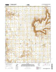 Lost Spring Mountain West Arizona Current topographic map, 1:24000 scale, 7.5 X 7.5 Minute, Year 2014