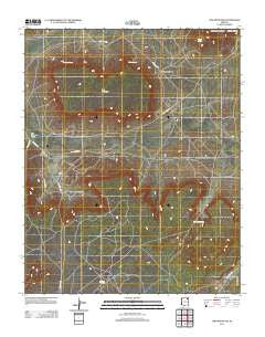 Low Mountain Arizona Historical topographic map, 1:24000 scale, 7.5 X 7.5 Minute, Year 2011