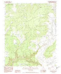 Lower Wheatfields Arizona Historical topographic map, 1:24000 scale, 7.5 X 7.5 Minute, Year 1983