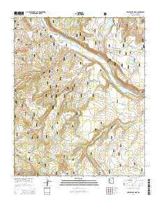 Lower Lake Mary Arizona Current topographic map, 1:24000 scale, 7.5 X 7.5 Minute, Year 2014
