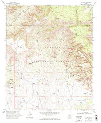 Loy Butte Arizona Historical topographic map, 1:24000 scale, 7.5 X 7.5 Minute, Year 1970