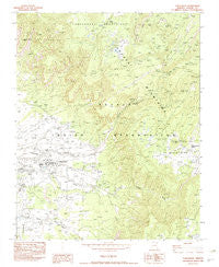 Lukachukai Arizona Historical topographic map, 1:24000 scale, 7.5 X 7.5 Minute, Year 1982