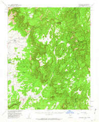 Lukachukai Arizona Historical topographic map, 1:62500 scale, 15 X 15 Minute, Year 1955