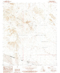Lukeville Arizona Historical topographic map, 1:24000 scale, 7.5 X 7.5 Minute, Year 1988