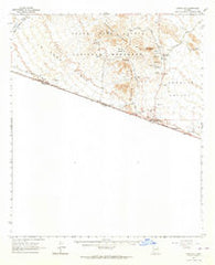 Lukeville Arizona Historical topographic map, 1:62500 scale, 15 X 15 Minute, Year 1963