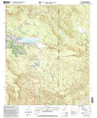 Luna Lake Arizona Historical topographic map, 1:24000 scale, 7.5 X 7.5 Minute, Year 1997