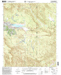 Luna Lake Arizona Historical topographic map, 1:24000 scale, 7.5 X 7.5 Minute, Year 1997