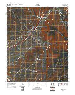 Lupton Arizona Historical topographic map, 1:24000 scale, 7.5 X 7.5 Minute, Year 2010
