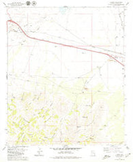Luzena Arizona Historical topographic map, 1:24000 scale, 7.5 X 7.5 Minute, Year 1979