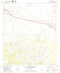 Luzena Arizona Historical topographic map, 1:24000 scale, 7.5 X 7.5 Minute, Year 1979