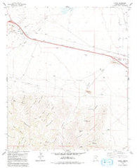 Luzena Arizona Historical topographic map, 1:24000 scale, 7.5 X 7.5 Minute, Year 1979