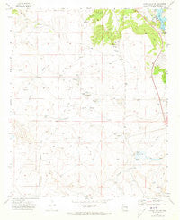 Lyman Lake SW Arizona Historical topographic map, 1:24000 scale, 7.5 X 7.5 Minute, Year 1971