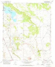 Lyman Lake Arizona Historical topographic map, 1:24000 scale, 7.5 X 7.5 Minute, Year 1971