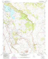 Lyman Lake Arizona Historical topographic map, 1:24000 scale, 7.5 X 7.5 Minute, Year 1971