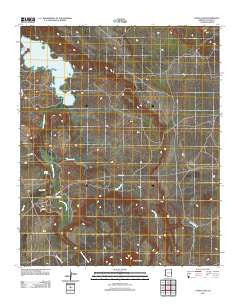 Lyman Lake Arizona Historical topographic map, 1:24000 scale, 7.5 X 7.5 Minute, Year 2011