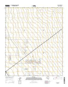 Magma Arizona Current topographic map, 1:24000 scale, 7.5 X 7.5 Minute, Year 2014