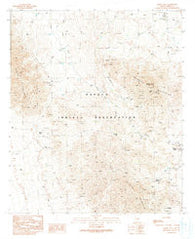 Maish Vaya Arizona Historical topographic map, 1:24000 scale, 7.5 X 7.5 Minute, Year 1990