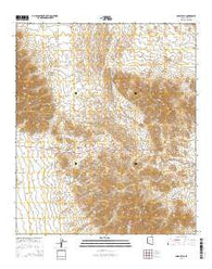 Maish Vaya Arizona Current topographic map, 1:24000 scale, 7.5 X 7.5 Minute, Year 2014