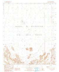 Malpais Hill Arizona Historical topographic map, 1:24000 scale, 7.5 X 7.5 Minute, Year 1990