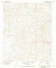 Malpais Mesa NE Arizona Historical topographic map, 1:24000 scale, 7.5 X 7.5 Minute, Year 1967