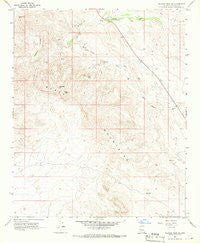 Malpais Mesa SW Arizona Historical topographic map, 1:24000 scale, 7.5 X 7.5 Minute, Year 1967