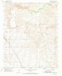 Malpais Mesa Arizona Historical topographic map, 1:24000 scale, 7.5 X 7.5 Minute, Year 1967