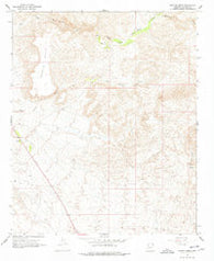 Malpais Mesa Arizona Historical topographic map, 1:24000 scale, 7.5 X 7.5 Minute, Year 1967