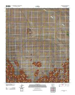 Malpais Hill Arizona Historical topographic map, 1:24000 scale, 7.5 X 7.5 Minute, Year 2011