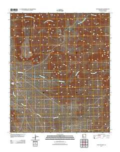 Malpais Mesa Arizona Historical topographic map, 1:24000 scale, 7.5 X 7.5 Minute, Year 2011