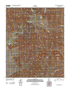 Malpais Mesa NE Arizona Historical topographic map, 1:24000 scale, 7.5 X 7.5 Minute, Year 2011