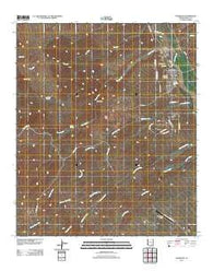 Mammoth Arizona Historical topographic map, 1:24000 scale, 7.5 X 7.5 Minute, Year 2011