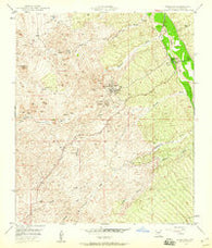 Mammoth Arizona Historical topographic map, 1:24000 scale, 7.5 X 7.5 Minute, Year 1948